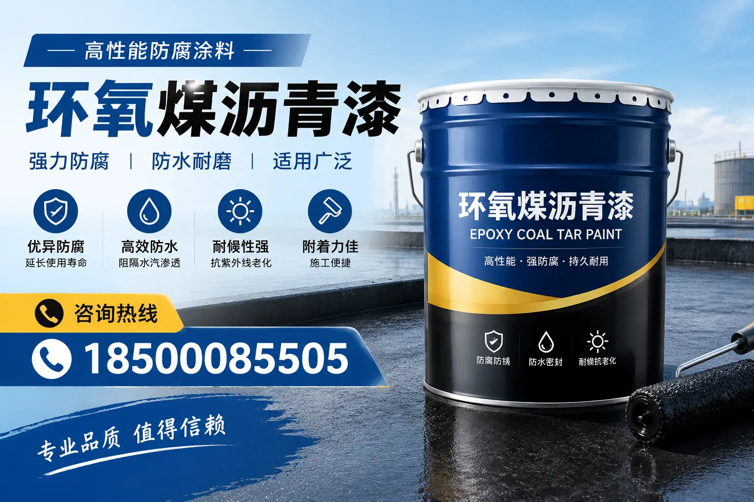 环氧煤沥青漆的主要成分与功能,金华用户深度了解